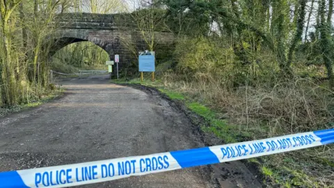 A tunnel with police cordon