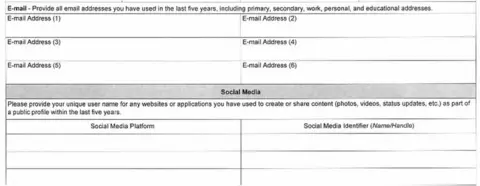 US EMBASSY TURKEY Visa form