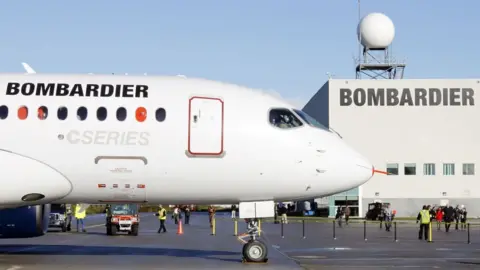 Getty Images Bombardier plane