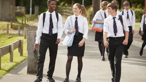 Getty Images Stock picture of school pupils