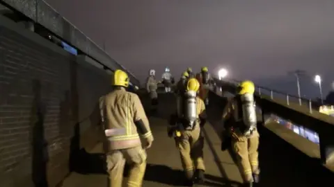 Avon Fire & Rescue Service Scene