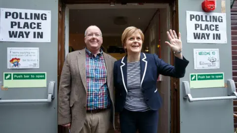 EPA Peter Murrell and Nicola Sturgeon