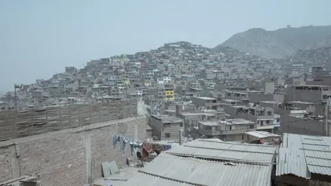 Florence Goupil View of the populated hill of the San Juan de Lurigancho neighbourhood