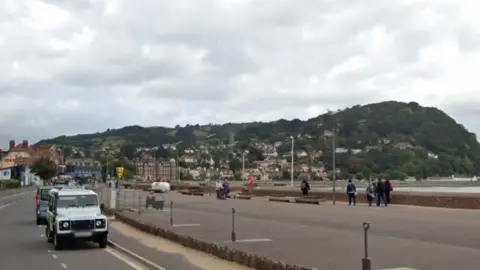 Google North Hill In Minehead, Seen From Warren Road
