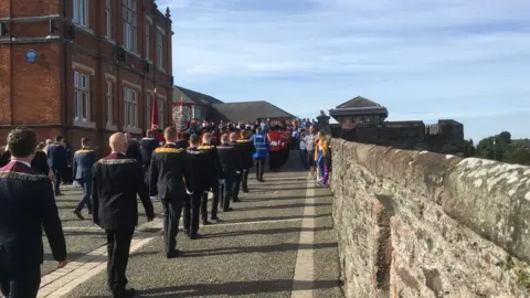 Apprentice Boys marching in Londonderry