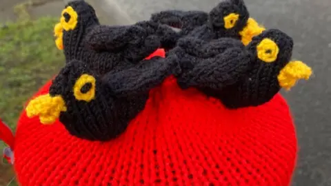 Haughton Matters The knitted four calling bird