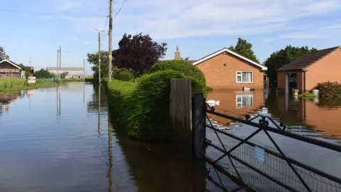 PA Flooded home in Wainfleet