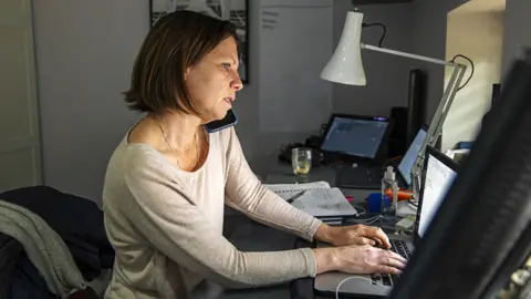 Getty Images Woman working from home