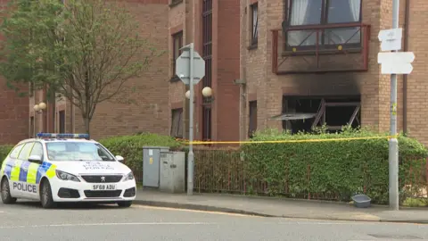 Man Hospitalised After Deliberate Dumbarton Flat Fire