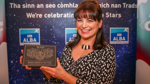 Paul Campbell Mary Ann Kennedy won the Gaelic Singer of the Year Award
