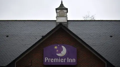 Getty Images Premier Inn sign