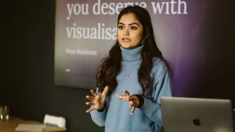 Maya Raichoora, a young women speaking