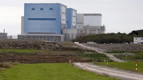 Reuters The new construction site in front of the old Hinkley A and B stations in Somerset