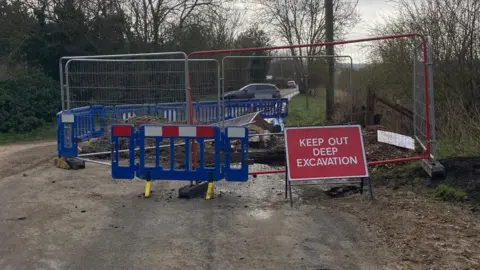 BBC Site of water main, Book Street, Great Bedwyn