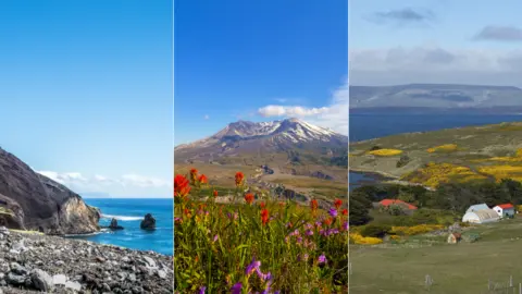 Getty Images Tristan da Cunha, St Helena and the Falkland Islands