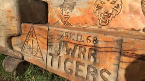 BBC Danny Johnston's memorial bench