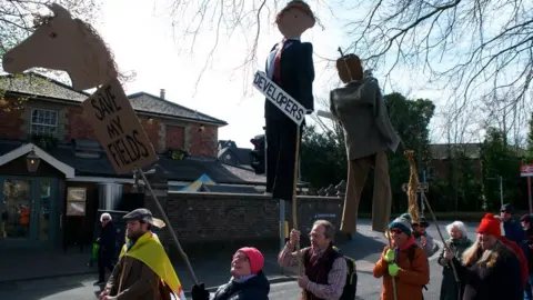 Alastair Nisbet Protest march