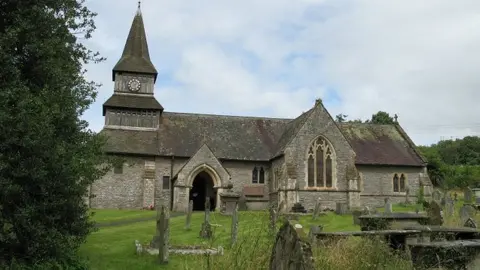 Richard Webb/Geograph St Andrew's church, Norton, Powys