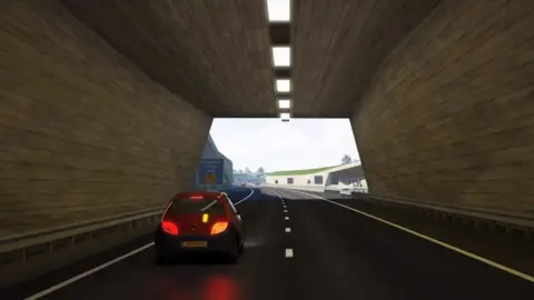 Highways England A visualisation of what the tunnel could look like