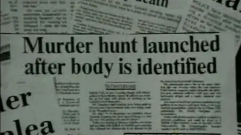 Crimewatch Cuttings from newspapers at the time of Ms Kempton's death, used on Crimewatch