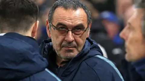 Chelsea manager Maurizio Sarri