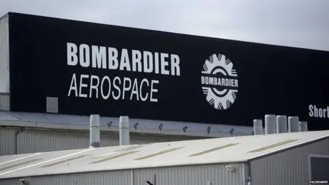 Pacemaker Bombardier Aerospace factory in Belfast