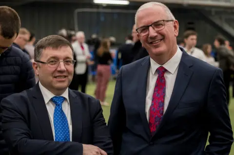 PA Robin Swann and Danny Kennedy