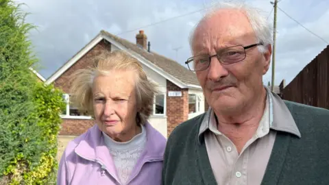 Andrew Turner/BBC Jenny and Russell Hunt