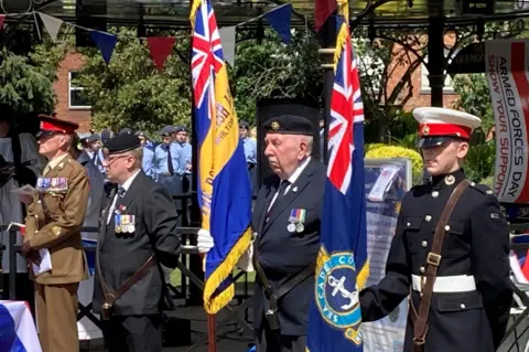 BBC Armed Forces Day parade in Hinckley