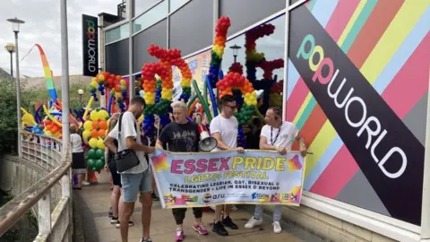 Nadia Gyane/BBC Essex Pride march