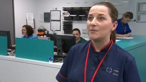 A&E senior nurse Claire Parks