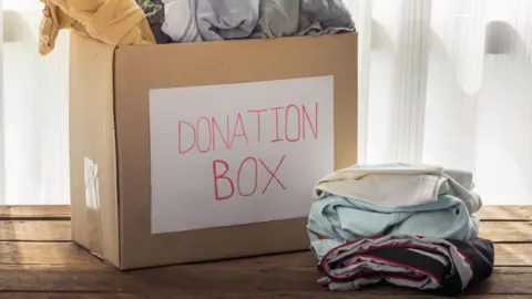 Getty Images Donation box