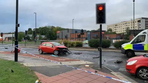 BBC Crash scene