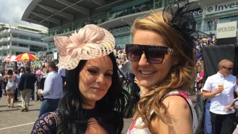 Ladies' Day at Epsom racecourse