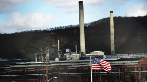 Getty Images A US steel plant