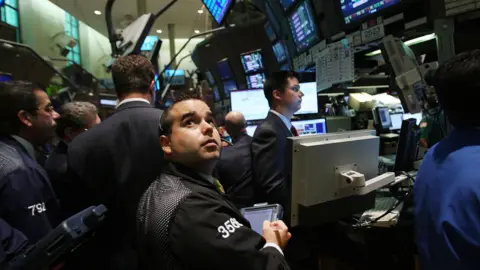 Getty Images Wall Street during financial crisis