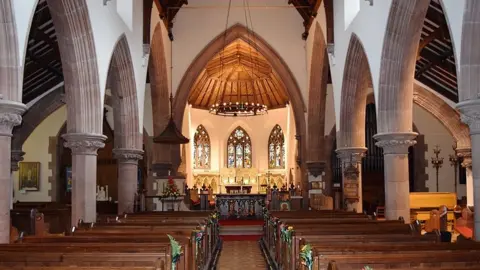 MANXSCENES Interior of St German's Cathedral in Peel