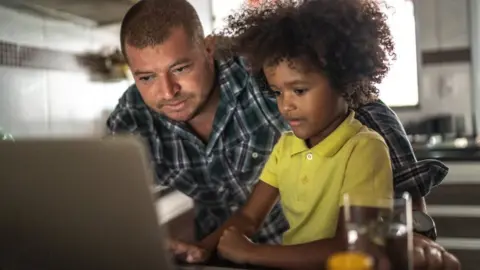 Getty Images Child being taught at home generic