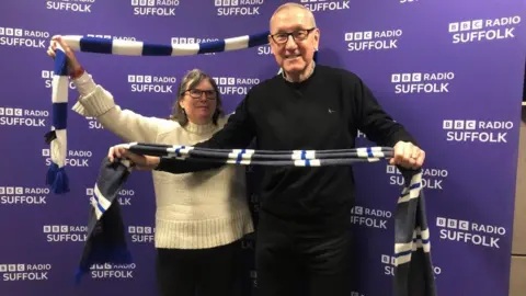 Sandra Cunningham and Terry Butcher