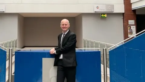 Preston City Council Councillor Matthew Brown at the Guild Hall