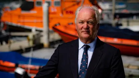 PA Media Royal National Lifeboat Institution (RNLI) chief executive Mark Dowie at the RNLI College in Poole, Dorset.