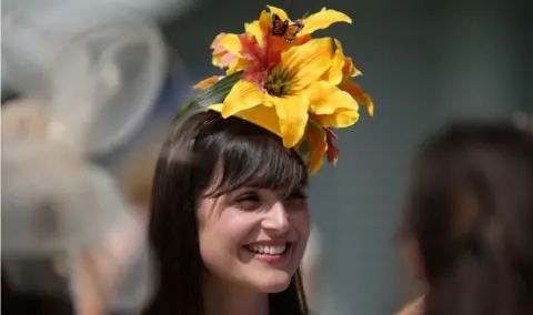 PA Hats on display at Epsom Ladies Day