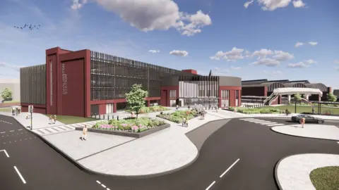 TEES VALLEY COMBINED AUTHORITY Artist's impression of the new entrance