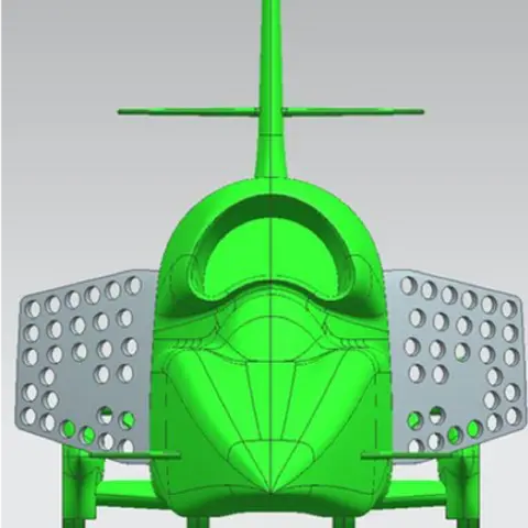 BLOODHOUND LSR Air brakes