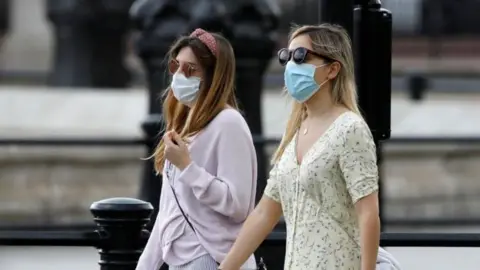 Getty Images Women in masks