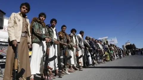 EPA Houthi mobilisation in Sanaa