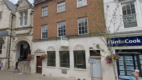 Street view of Broad Street in Hereford