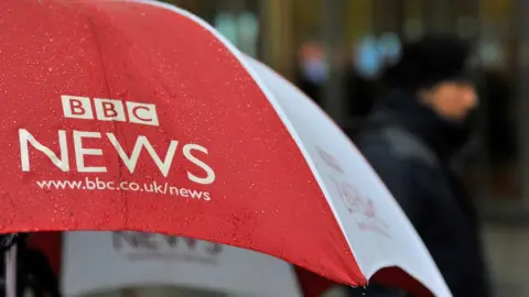 Reuters BBC News umbrella