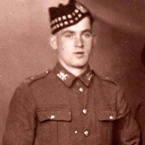 Scottish War Blinded Bert Petrie