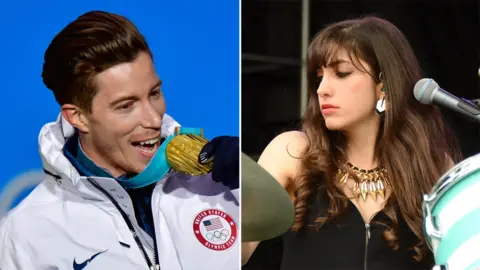 Getty Images Shaun White and Lena Zawaideh